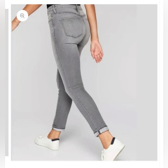 ATHLETA Sculptek Skinny Grey Wash Jeans, 6 Stretch Grey Jeans - Picture 15 of 16